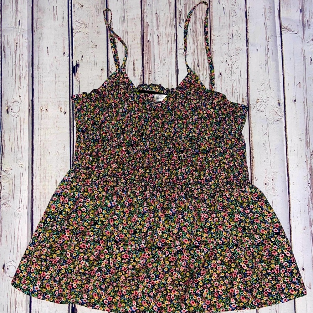 Wild Jasmine Casual Frill Floral Tank Top